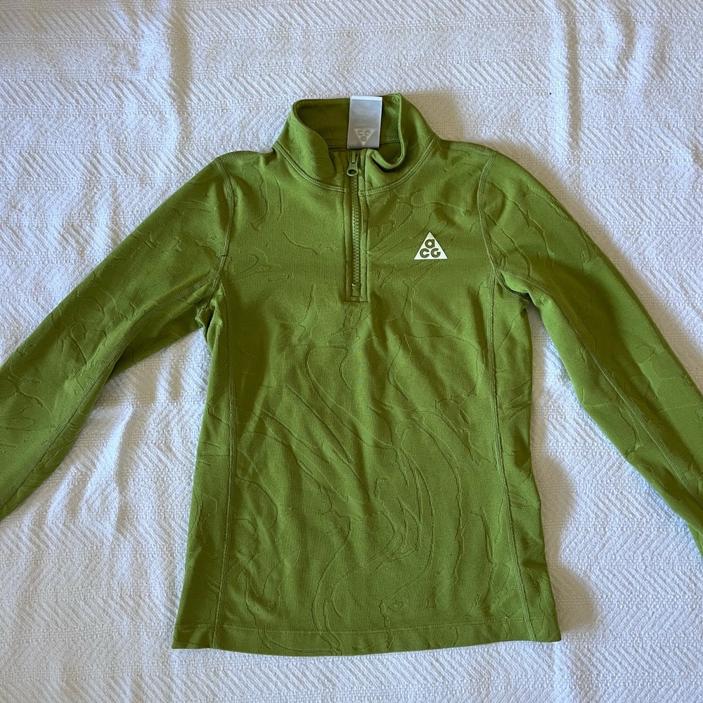 Nike ACG Olive Green Kids Long Sleeve Tee